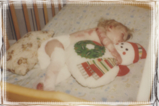 jenn with snowman