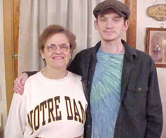 Marianne with son Joe, RDEB